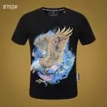 hommes philipp plein t shirt cotton aigle 3d